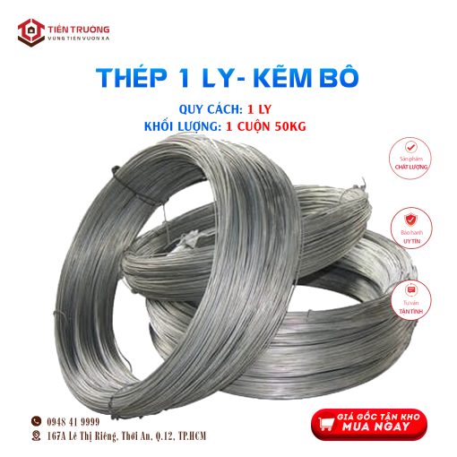 Hình ảnh kẽm buộc 1 ly tại kho 167A Lê Thị Riêng, P. Thới An, Q. 12